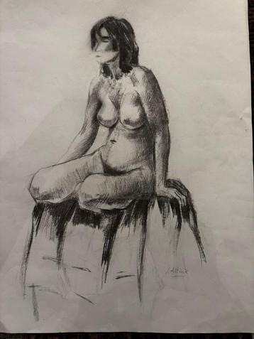 Jan Altink  Gesigneerd  Tekening  beschikbaar voor biedingen