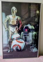 Star Wars Robots Poster, Verzamelen, Posters, Met lijst, Gebruikt, Film en Tv, Ophalen