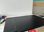 Bureau Onderlegger Leer Zwart - Zo Goed Als Nieuw, Huis en Inrichting, Bureaus, Ophalen, Zo goed als nieuw, Bureau