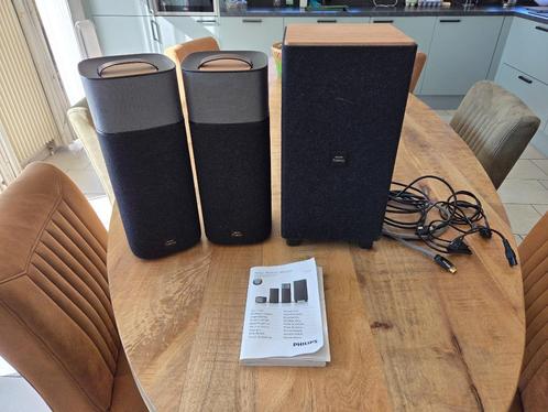 Philips Fidelio E5 Surroundset, Audio, Tv en Foto, Luidsprekers, Zo goed als nieuw, Complete surroundset, 120 watt of meer, Philips