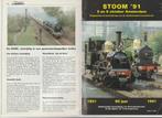 STOOM '91 5 + 6 OKTOBER A'DAM PROGRAMMA DEELNEMEND MATERIEEL, Ophalen of Verzenden, Gebruikt, Trein, Boek of Tijdschrift
