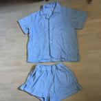 Some Ware Blouse en short badstof blauw mt 158, Kinderen en Baby's, Kinderkleding | Maat 158, Meisje, Ophalen of Verzenden, Zo goed als nieuw