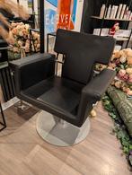3 Kappersstoelen, Ophalen, Gebruikt, Zwart, Leer