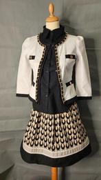 Iconisch MOSCHINO CHEAPANDCHIC Jasje Wit/Zwart met Goudkleur, Verzenden, Wit, Moschino, Zo goed als nieuw