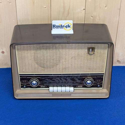 Philips Vintage buizenradio B4X61A 1956/1957 - Show, Audio, Tv en Foto, Radio's, Zo goed als nieuw