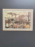 Kaart van Anton Pieck binnenzijde beschreven, Ophalen of Verzenden, 1980 tot heden, Noord-Holland
