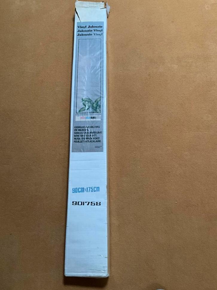 Vinyl Jalouzie 90x175cm, Huis en Inrichting, Stoffering | Gordijnen en Lamellen, Nieuw, 150 tot 200 cm, 50 tot 100 cm, Wit, Ophalen of Verzenden