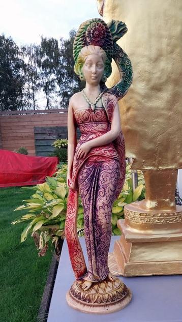 Beeld,Ivorine,Sri Dewih godin, jaren 70,Boeddha,Buddha, beschikbaar voor biedingen