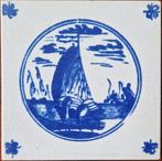 Oude tegeltje., Ophalen of Verzenden, Gebruikt