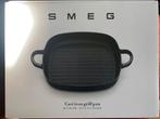 SMEG gietijzer grillpan (nieuw), Nieuw, Ophalen of Verzenden, Gietijzer