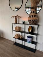 Woood vakkenkast zwart, Ophalen, Zo goed als nieuw, Minder dan 150 cm, 150 tot 200 cm
