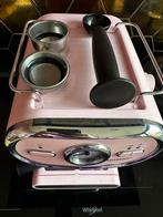 Silvercrest roze koffiezetapparaat, Afneembaar waterreservoir, Gebruikt, Espresso apparaat, Gemalen koffie