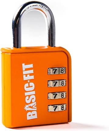 Basic-Fit cijferslot en bidon beschikbaar voor biedingen