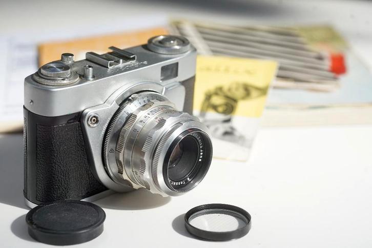Altix-N met Carl Zeiss Jena Tessar 2.8/50mm (zie foto's), Audio, Tv en Foto, Fotocamera's Analoog, Compact, Overige Merken, Ophalen of Verzenden