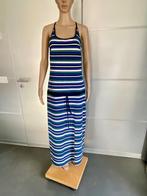 J369 Studio Anneloes maat M=38/40 lange jurk Blauw/groen/wit, Maat 38/40 (M), Studio Anneloes, Blauw, Ophalen of Verzenden