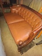 Antiek 2 zits bankje, Huis en Inrichting, Banken | Sofa's en Chaises Longues, 150 tot 200 cm, Tweepersoons, 75 tot 100 cm, Ophalen of Verzenden