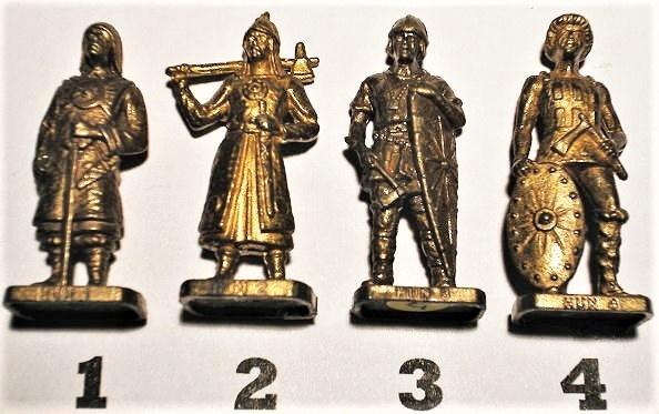 47-Ferrero kindersurprise metal HUNNEN, Verzamelen, Verrassingseieren, Zo goed als nieuw, Overige typen, Ophalen of Verzenden