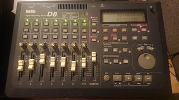 Korg D8 Digital Recording Studio - 8 Sporen beschikbaar voor biedingen