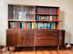 Vintage Zijlstra Boekenkast Patijn, Huis en Inrichting, Gebruikt, 150 tot 200 cm, Teakhout, Ophalen of Verzenden