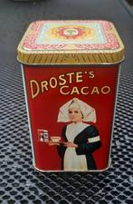 Vintage cacaoblik van Droste van voor 1986, Ophalen of Verzenden, Gebruikt, Overige, Droste