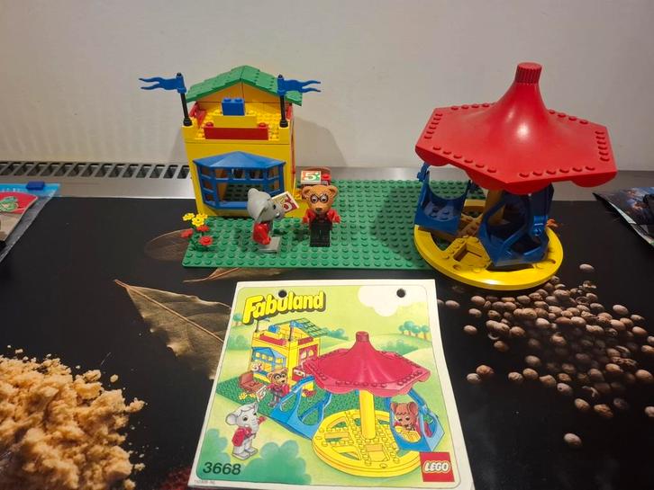LEGO Fabuland 3668 - Speeltuin compleet met boekje, Kinderen en Baby's, Speelgoed | Duplo en Lego, Gebruikt, Lego, Complete set