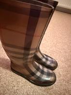 Originele Burberry Regenlaarzen - Maat 38, Ophalen, Gedragen, Bruin, Regenlaarzen