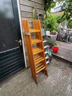 Houten ladder, Doe-het-zelf en Verbouw, Ladders en Trappen, Ophalen, Gebruikt, Ladder, Opvouwbaar of Inschuifbaar