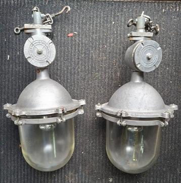 Vintage Industriële Mijnlampen beschikbaar voor biedingen