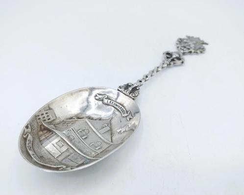 Zilveren gelegenheidslepel, W.J. Dumerniet, Leeuwarden, 1928, Antiek en Kunst, Antiek | Goud en Zilver, Zilver, Verzenden