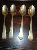 Vergulde theelepeltjes, 4st, Antiek en Kunst, Antiek | Bestek, Ophalen of Verzenden
