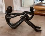 Bronzen beeld moeder en kind, Ophalen of Verzenden, Zo goed als nieuw