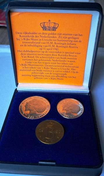 Muntset inhuldiging 1980 beschikbaar voor biedingen