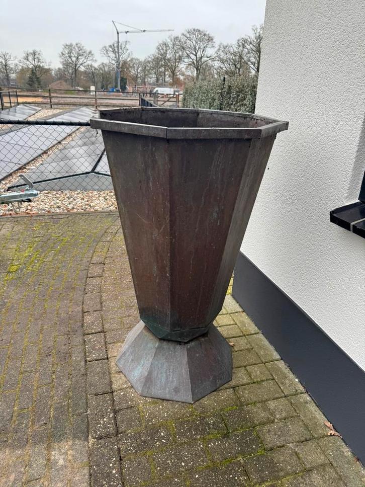 Unieke handgemaakt koperen grote pot 114 hoog!, Antiek en Kunst, Antiek | Koper en Brons, Koper, Ophalen