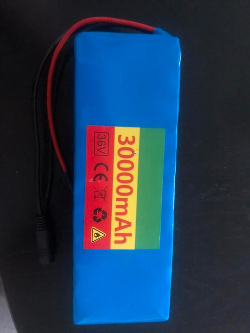 Fiets accu lithium 30000mAh36v, Fietsen en Brommers, Fietsaccessoires | Fietsaccu's, Nieuw, Ophalen of Verzenden