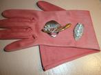 Vintage shawlclip idv een hoedje en dressclipje, Ophalen of Verzenden, Overige materialen