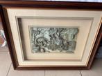 Anton Pieck ets / gravure, Antiek en Kunst, Ophalen