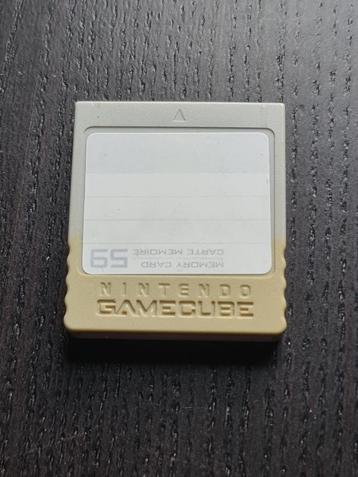 Originele Nintendo GameCube Memory Card 59 beschikbaar voor biedingen