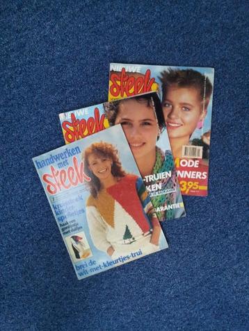 Maandblad Handwerken met Steek 1983-85 Vintage beschikbaar voor biedingen
