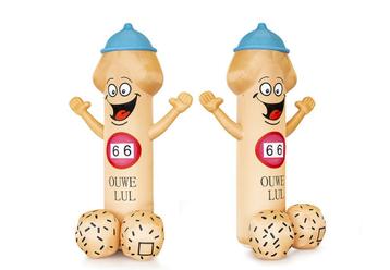 Ouwe lul, ouwe zak of ouwe doos te huur (verjaardag pop) beschikbaar voor biedingen