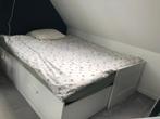 IKEA BRIMNES incl 2x matrassen, Zo goed als nieuw, Ophalen, Tweepersoons