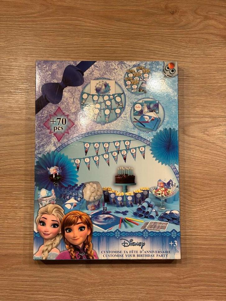 Disney Frozen feestset (70-delig), Kinderen en Baby's, Kinderspulletjes, Nieuw, Ophalen of Verzenden