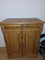 Diepe houten kast, Antiek en Kunst, Antiek | Meubels | Kasten, Ophalen