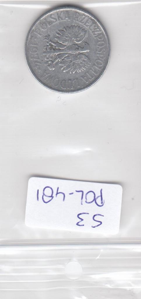 S3-POL-0481 Polen 50 groszy 1974  VF Y# 48.1, Postzegels en Munten, Munten | Europa | Niet-Euromunten, Polen, Verzenden