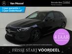 Mercedes-Benz C-klasse Estate 180 AMG Line / Stoelverwarming, Auto's, Euro 6, 4 cilinders, Zwart, Origineel Nederlands