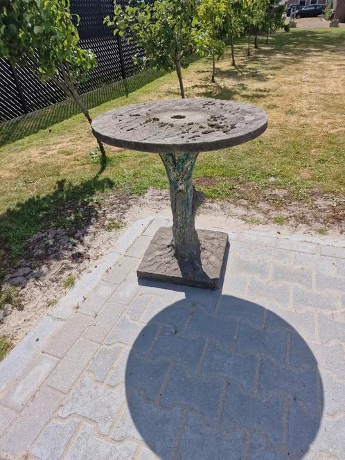 beton tuintafel  boomstam, Antiek en Kunst, Curiosa en Brocante, Ophalen