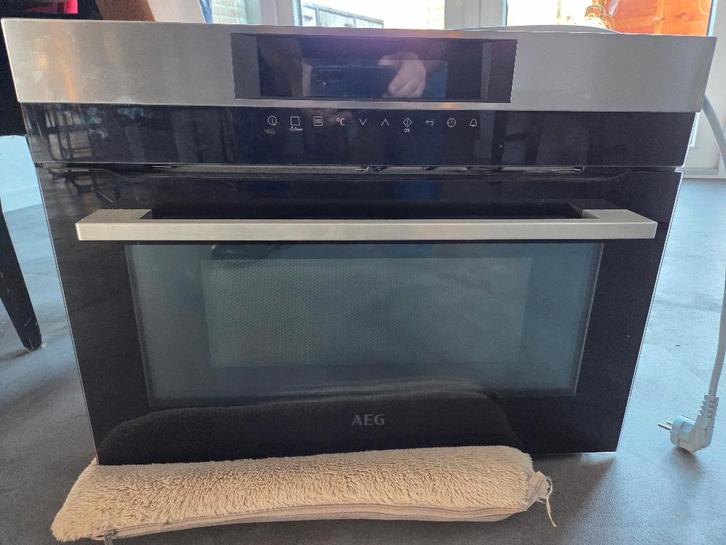 AEG Compact Magnetron met grill, Witgoed en Apparatuur, Magnetrons, Gebruikt, Inbouw, Combimagnetron, 45 tot 60 cm, Grill, Ophalen