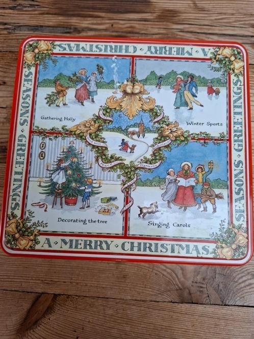 Frans Massilly blik 12 days before Christmas, Verzamelen, Blikken, Gebruikt, Overige, Overige merken, Ophalen of Verzenden