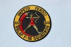 patch 323  sqn  Vlb  Leeuwarden  rnlaf  f-16, Verzamelen, Verzenden, Zo goed als nieuw, Patch, Badge of Embleem