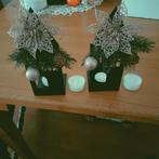 Kerststukjes,  model , metalen kleine huisjes, Diversen, Kerst, Ophalen, Zo goed als nieuw