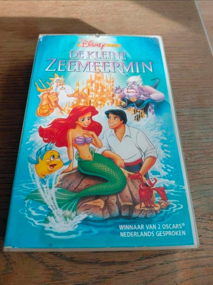 Disney De Kleine Zeemeermin videoband., Cd's en Dvd's, VHS | Kinderen en Jeugd, Gebruikt, Tekenfilms en Animatie, Alle leeftijden